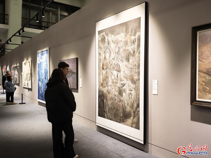 Visitors explore global dialogue through art at 10th Beijing International Art Biennale