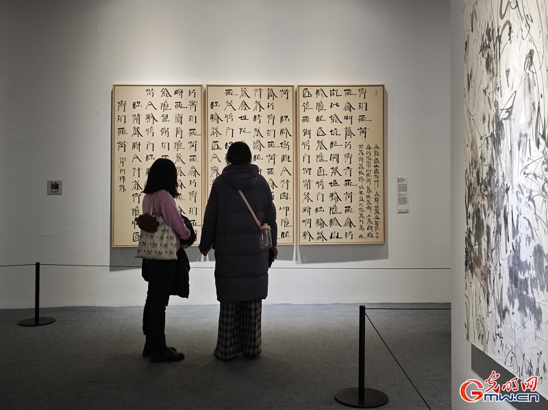 Visitors explore global dialogue through art at 10th Beijing International Art Biennale