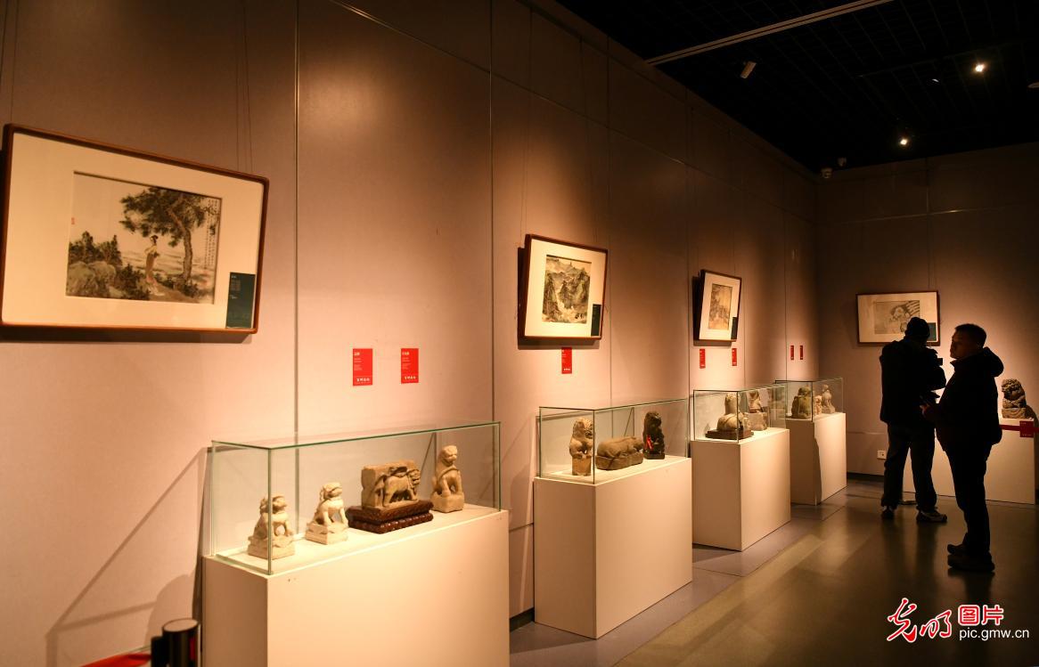 Stone lions bridge millennium-long dialogue in N China's Hebei