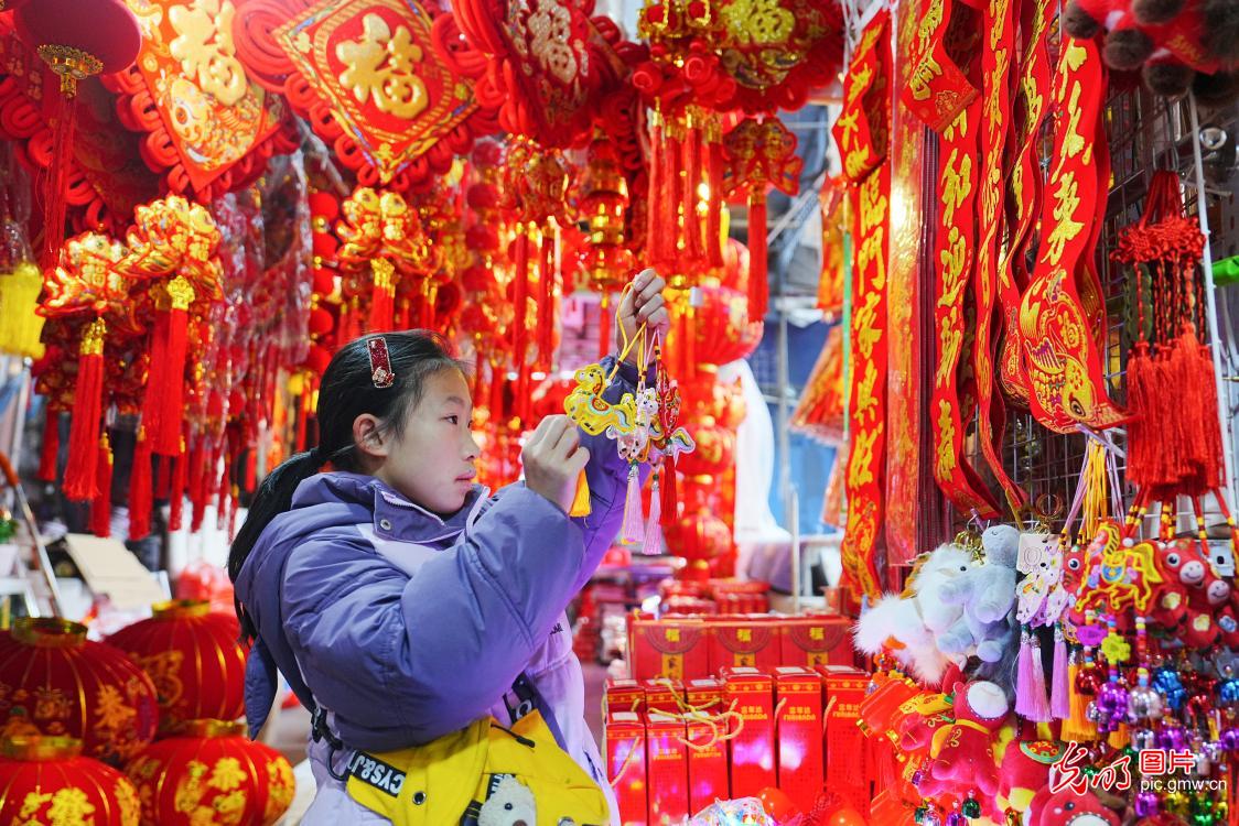 Festive markets bustle ahead of Spring Festival in Chongqing Festive markets bustle ahead of Spring Festival in Chongqing