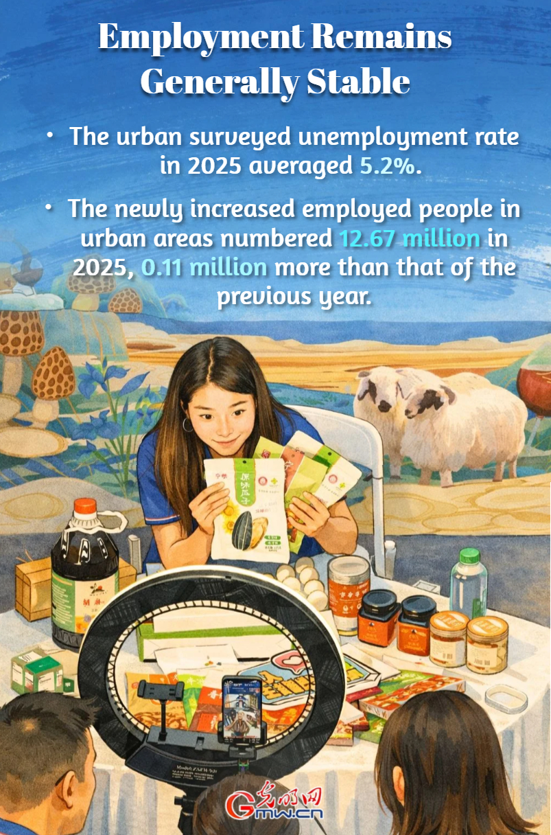 AI Infographic: China's economic and social development in 2025