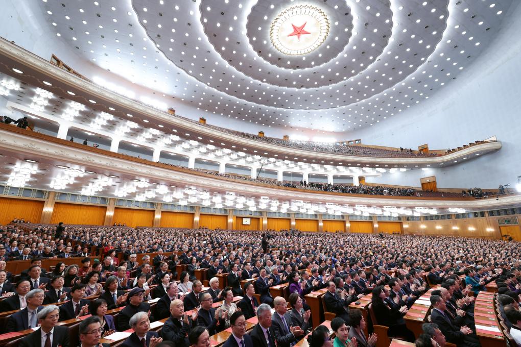 China's top political advisory body holds closing meeting of annual session