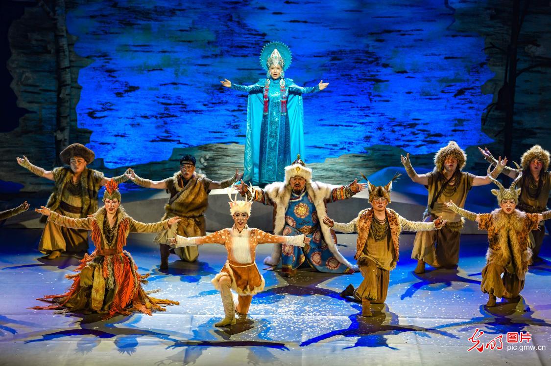 Musical Harlun Arshan of the Deer staged in N China's Inner Mongolia Musical Harlun Arshan of the Deer staged in N China's Inner Mongolia