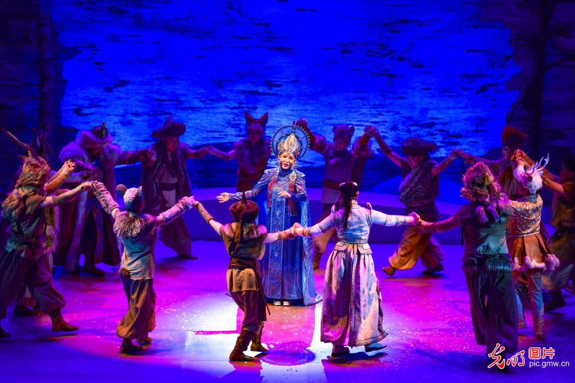 Musical Harlun Arshan of the Deer staged in N China's Inner Mongolia Musical Harlun Arshan of the Deer staged in N China's Inner Mongolia