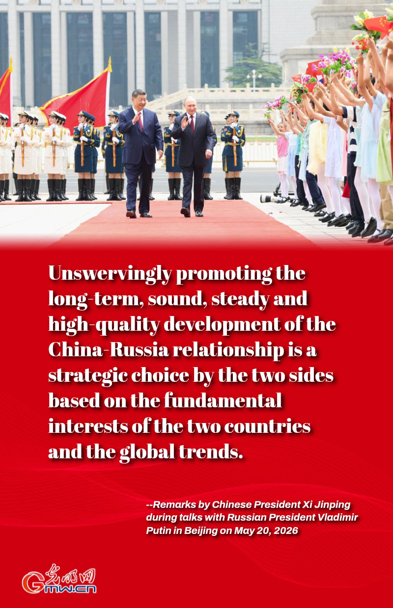 Posters: Xi calls for higher-quality China-Russia comprehensive strategic coordination to boost respective development
