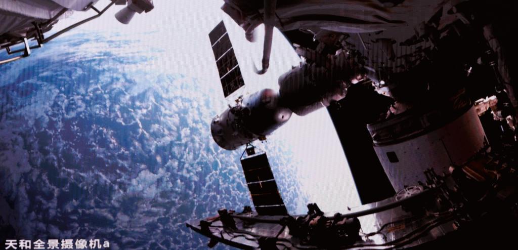 China's Shenzhou-23 spaceship docks with Tiangong space station