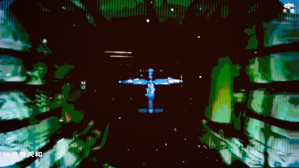 China's Shenzhou-23 spaceship docks with Tiangong space station