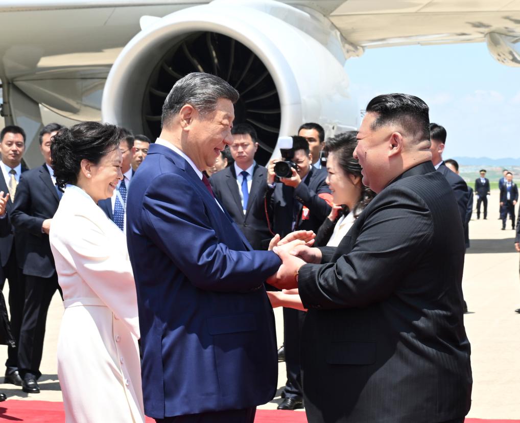 Xi arrives in Pyongyang for state visit to DPRK