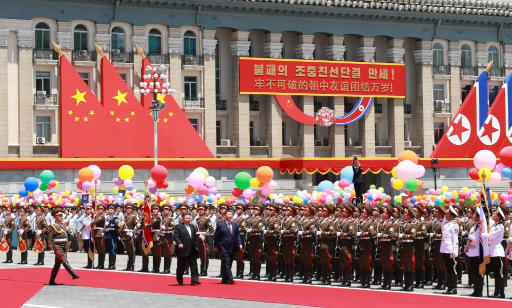 Xi arrives to grand welcome in Pyongyang for state visit to DPRK