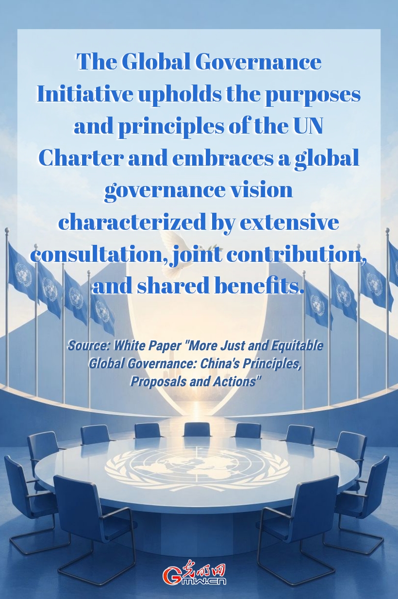 Posters: Advancing more just and equitable global governance through China's principles, proposals and actions