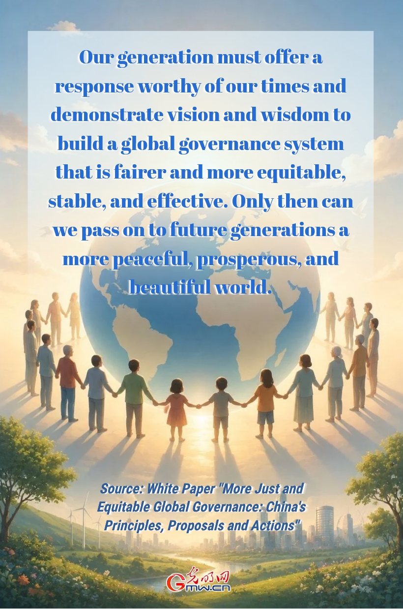 Posters: Advancing more just and equitable global governance through China's principles, proposals and actions