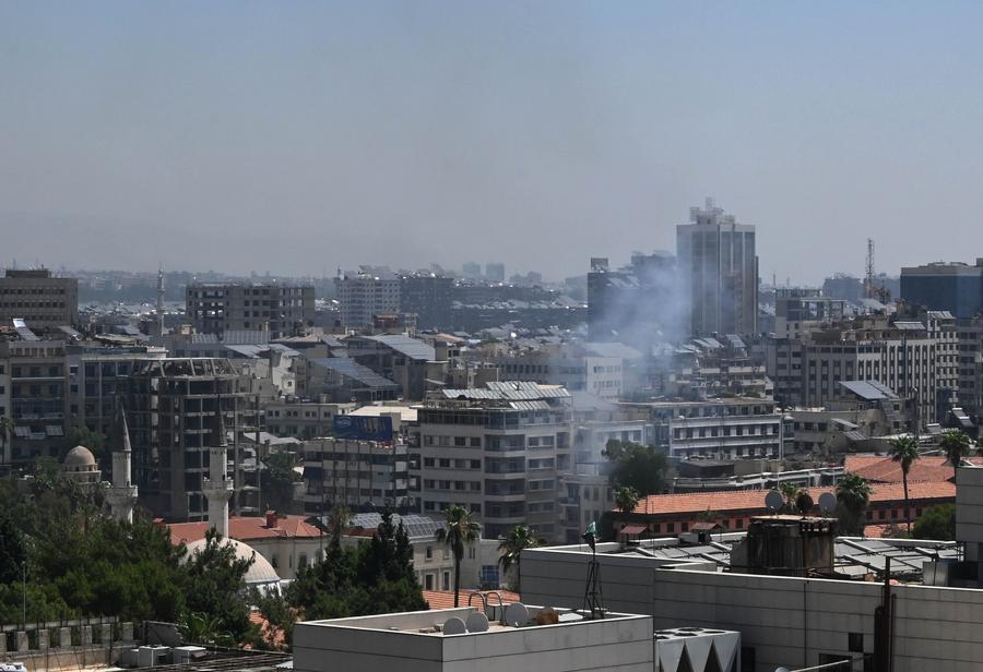 Two explosions injure 18 in Damascus as Macron's visit proceeds as scheduled