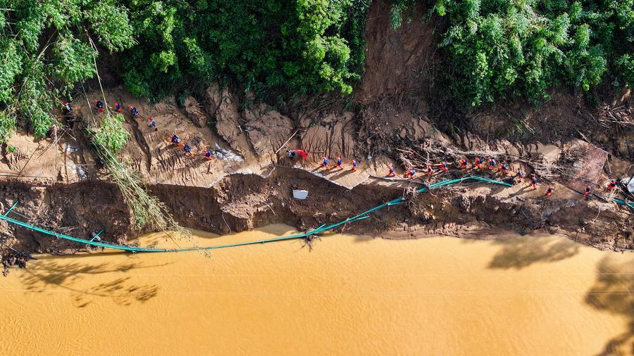 InPics | Rescue and relief efforts underway across flood-hit Guangxi