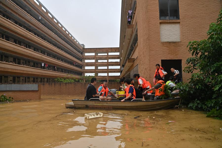 InPics | Rescue and relief efforts underway across flood-hit Guangxi