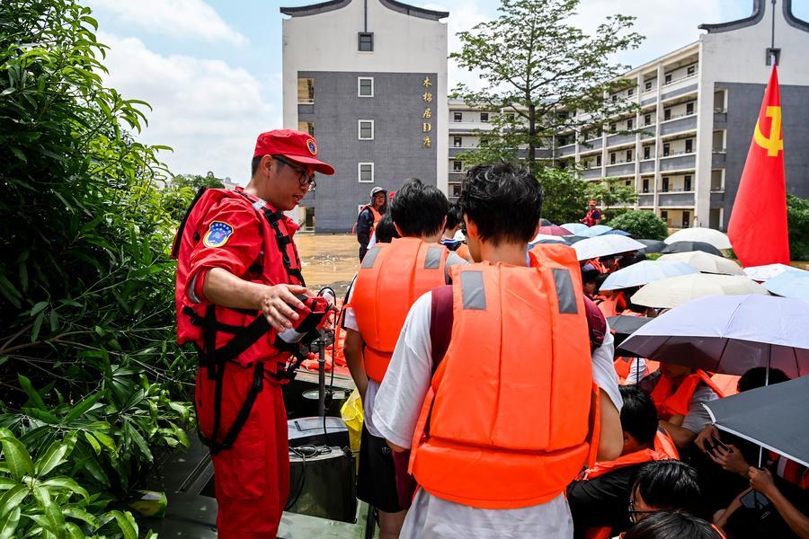 InPics | Rescue and relief efforts underway across flood-hit Guangxi
