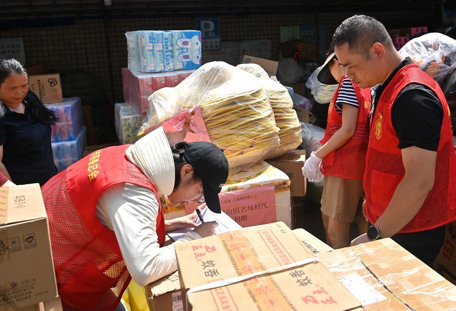 InPics | Rescue and relief efforts underway across flood-hit Guangxi