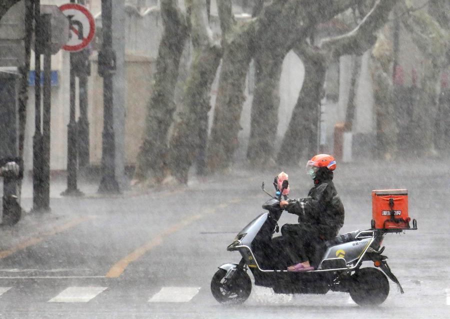 Typhoon Dolphin inflicts downpours on multiple regions in China