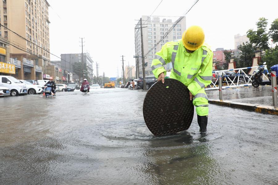 Typhoon Dolphin inflicts downpours on multiple regions in China