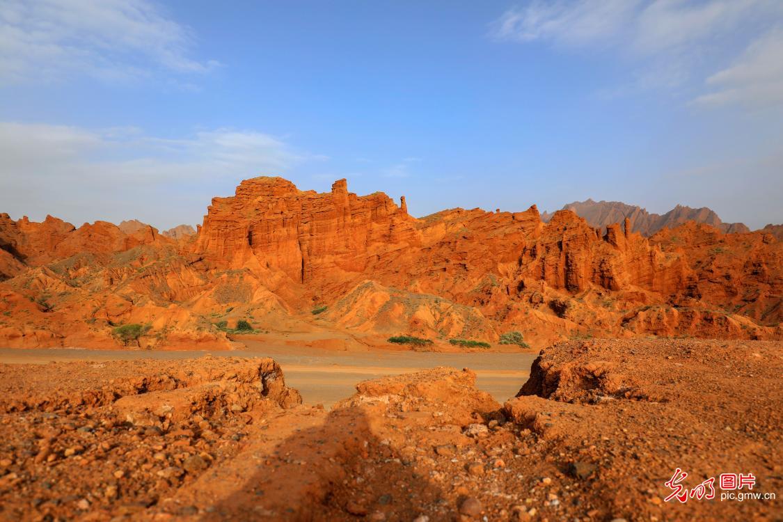 Autumn scenery of Keziliya Grand Canyon in Xinjiang