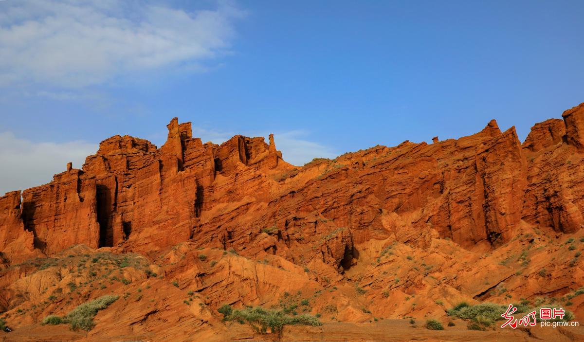Autumn scenery of Keziliya Grand Canyon in Xinjiang