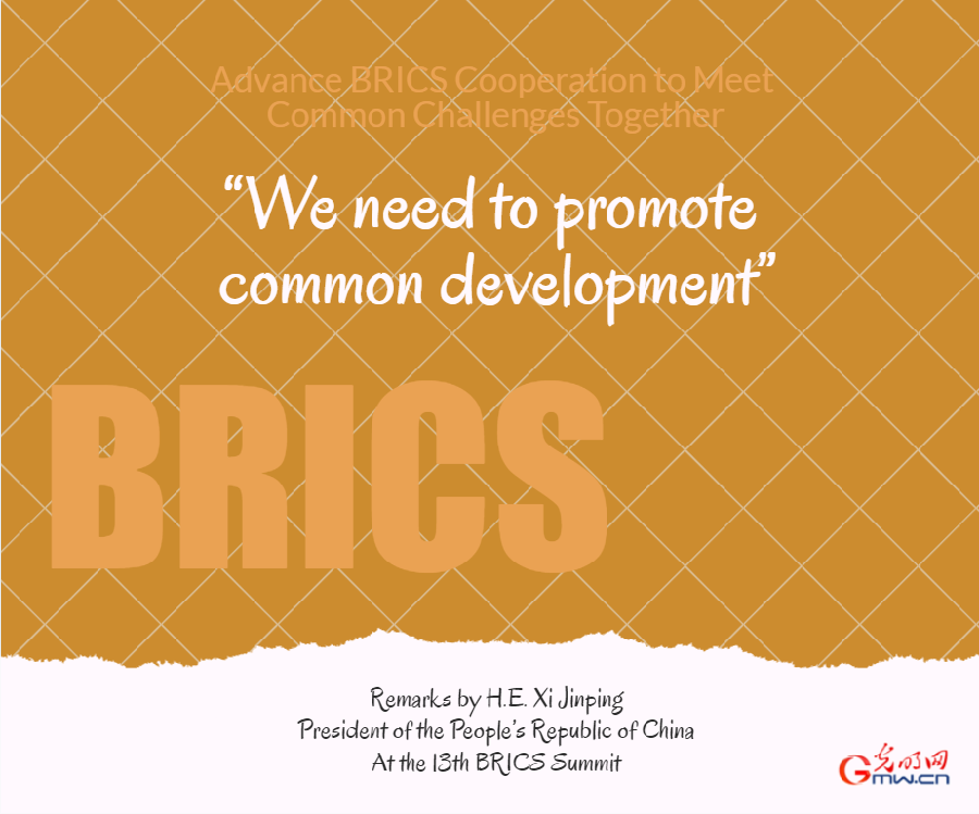 Xi calls on BRICS countries to advance building of community with a shared future for mankind