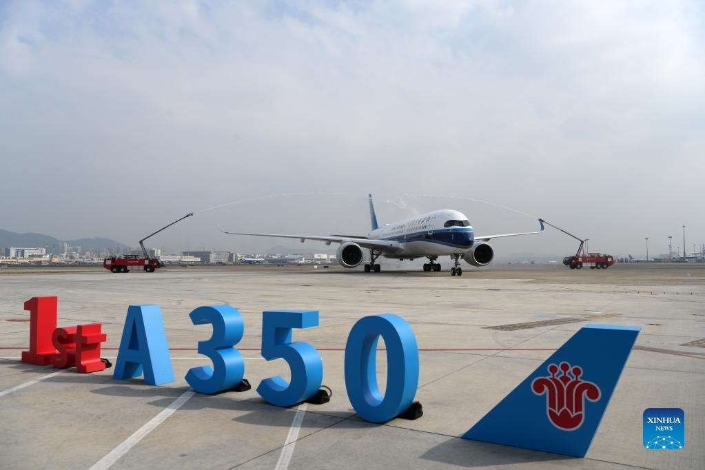 China Southern Airlines launches two new A350s in Shenzhen