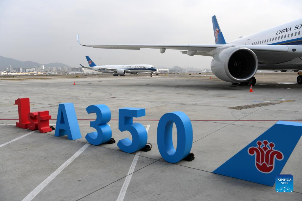 China Southern Airlines launches two new A350s in Shenzhen
