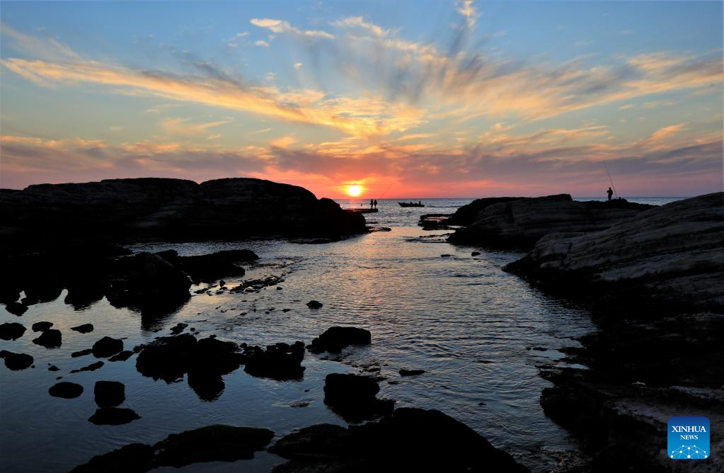 In pics: sunset views at coast of Beirut, Lebanon