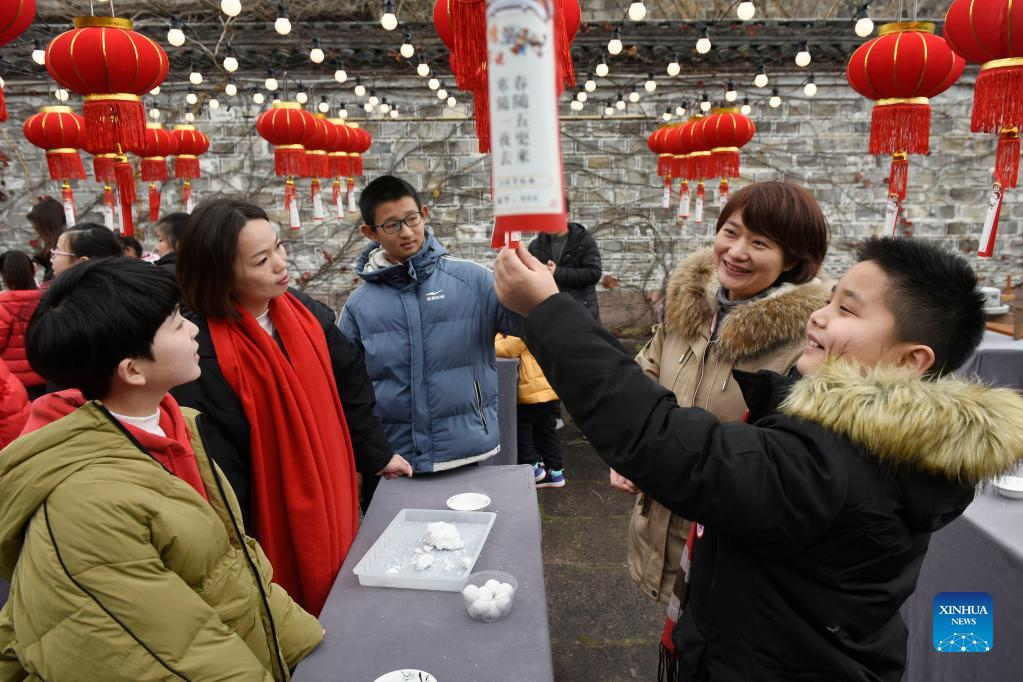 Various events held across China to celebrate upcoming Lantern Festival