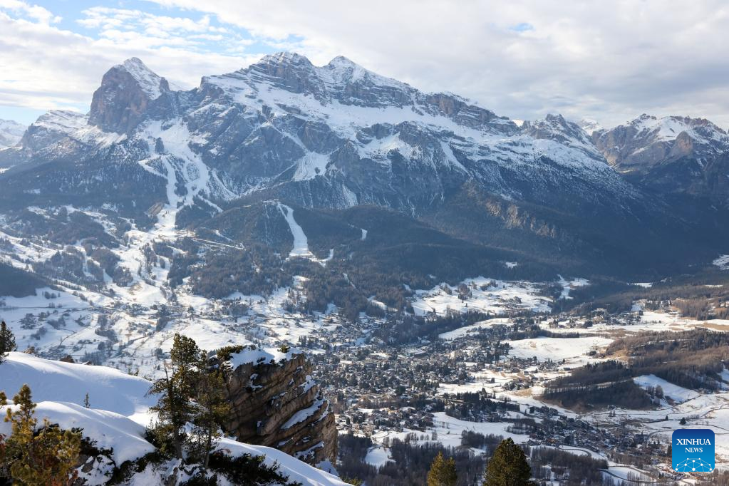Scenery of Cortina d'Ampezzo in Italy