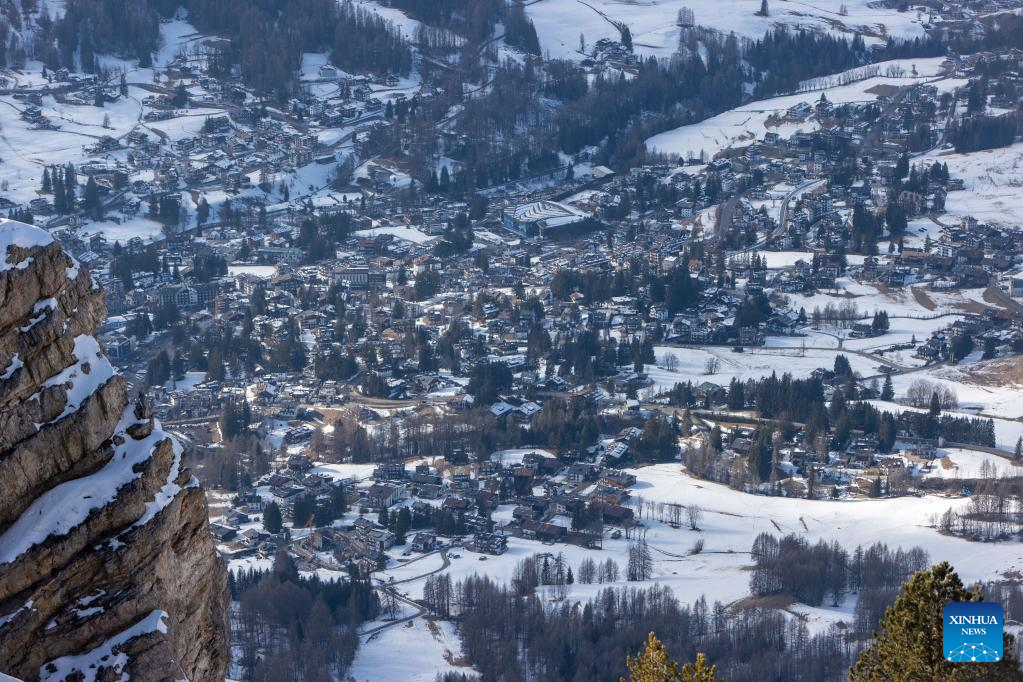 Scenery of Cortina d'Ampezzo in Italy