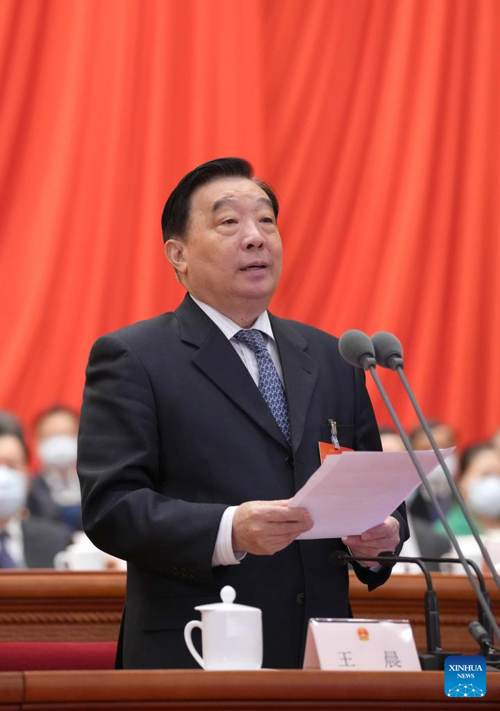 China's national legislature holds 2nd plenary meeting of annual session