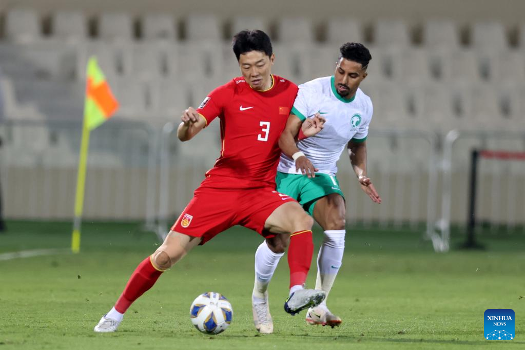 China holds Saudi Arabia 1-1 in World Cup Asian qualifiers