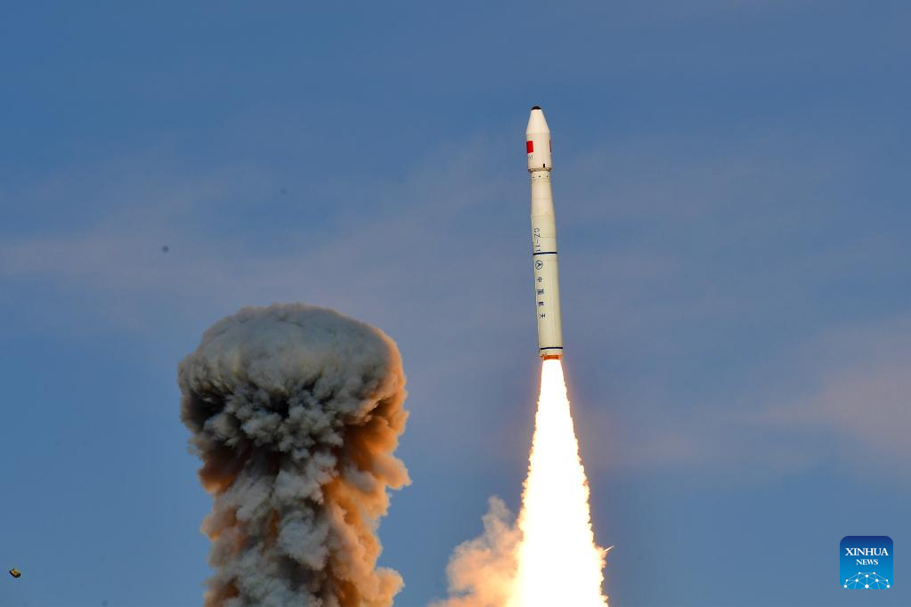 China launches three satellites