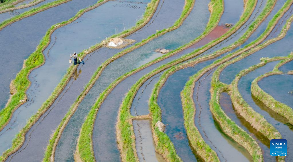 Farmers busy with spring farming across China