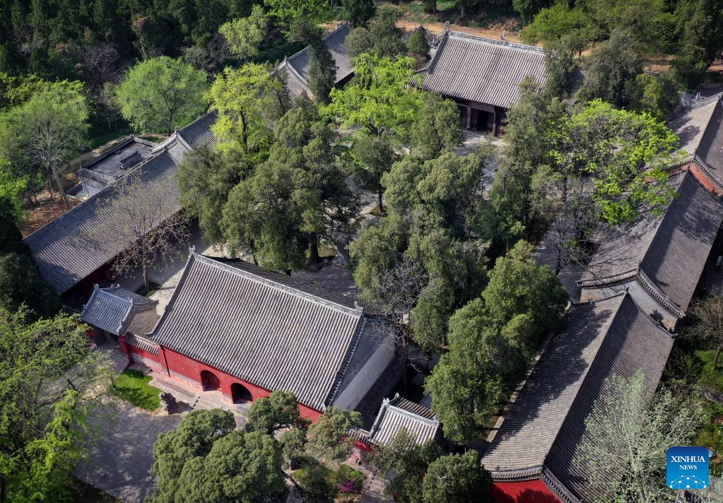 Historic monuments in Dengfeng, central China