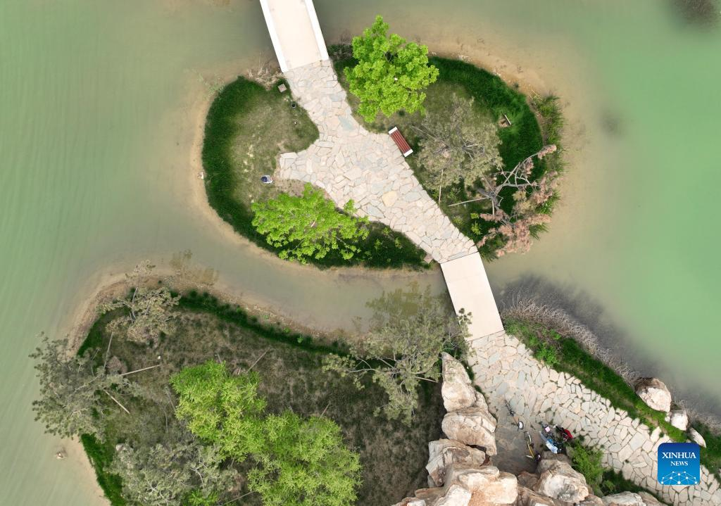 In pics: view of Yuerong Park in Xiong'an New Area