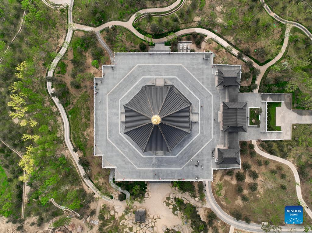 In pics: view of Yuerong Park in Xiong'an New Area
