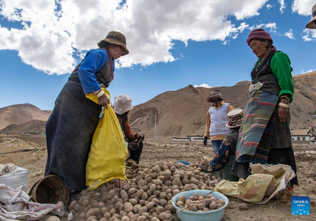 Spring farming begins in nearest administrative township to Mt. Qomolangma