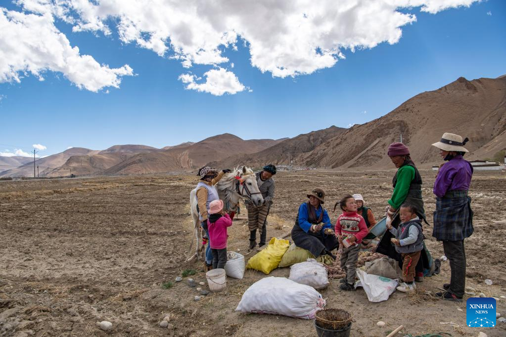 Spring farming begins in nearest administrative township to Mt. Qomolangma