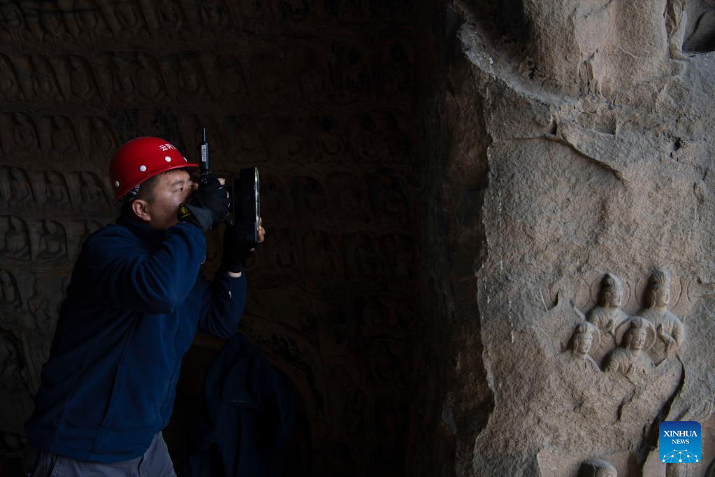 Yungang Research Institute strives to create digital versions of grottoes relics