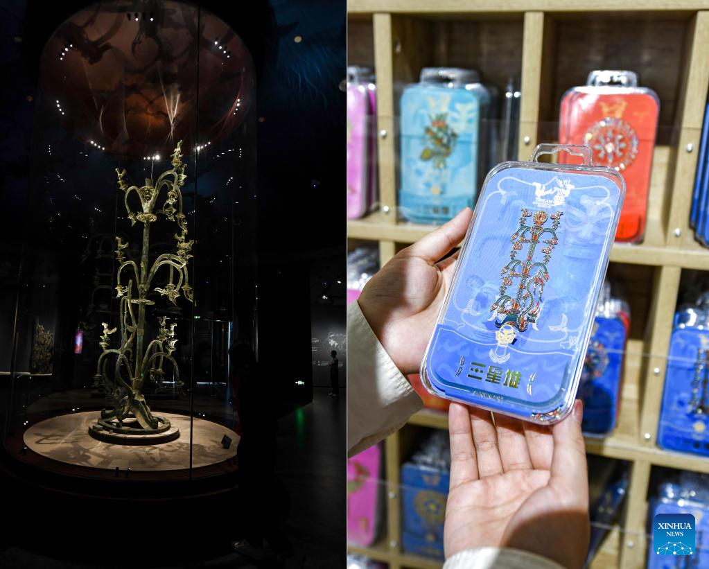 In pics: Creative cultural products in Sanxingdui Museum