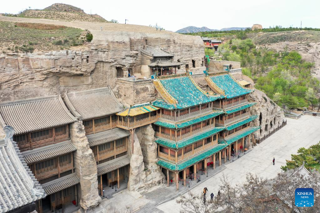 Views of Yungang Grottoes in N China's Shanxi