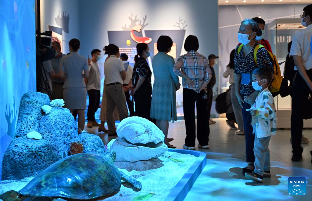 Animal-shaped cultural relics exhibited at Hainan Museum