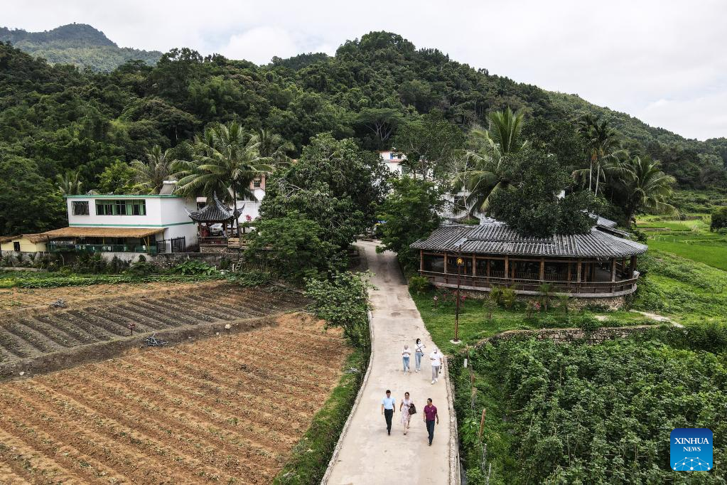 Scenery of Wuzhishan City in S China's Hainan