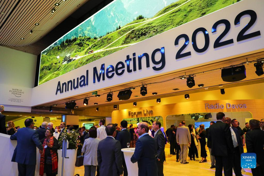 WEF 2022 Annual Meeting held in Davos, Switzerland