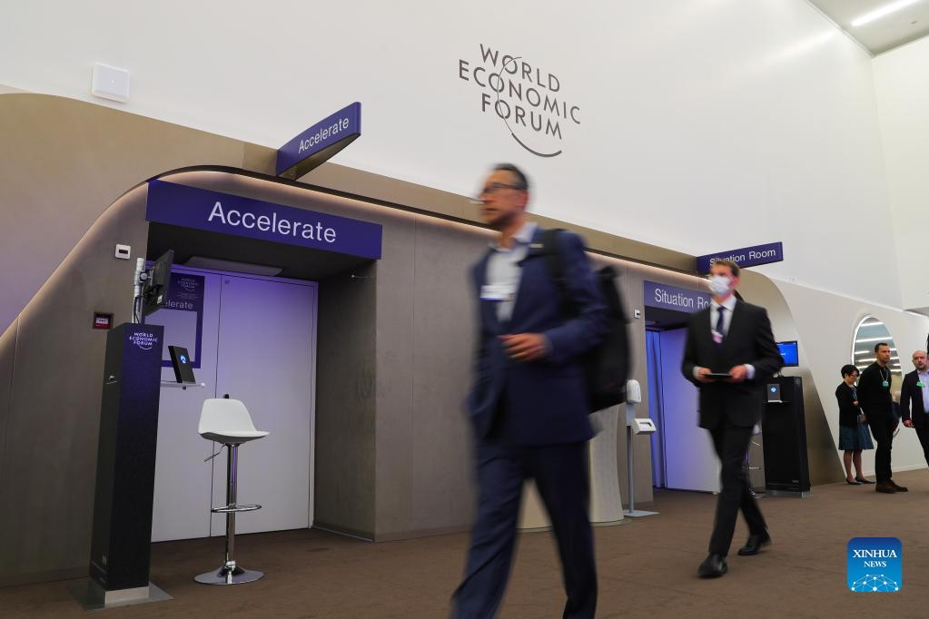 WEF 2022 Annual Meeting held in Davos, Switzerland