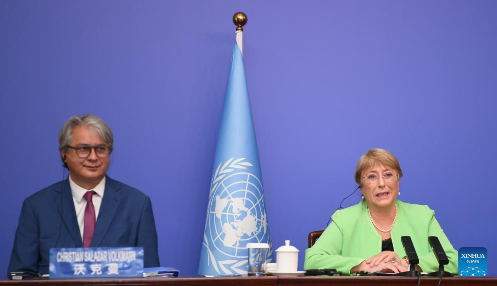 President Xi meets UN human rights chief Bachelet
