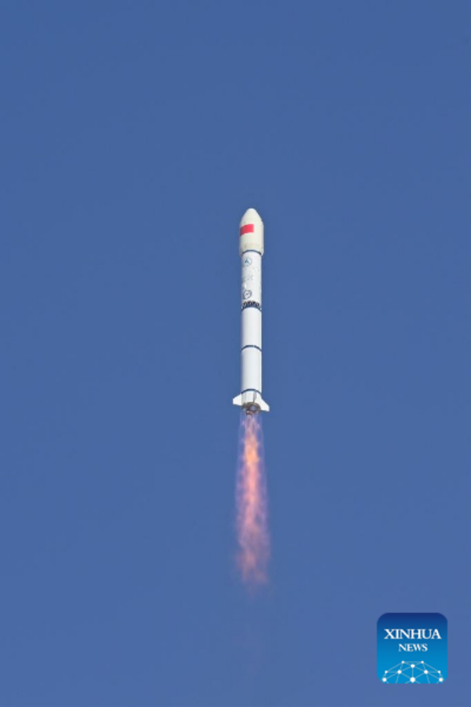 China launches three low-orbit communication test satellites