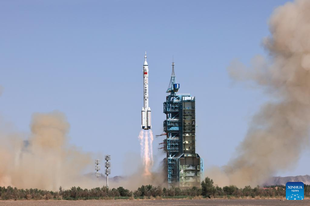 China launches crewed mission to complete space station construction